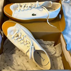 New in box sz mens 12 Lacoste gripshot sneakers